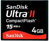 SanDisk CompactFlash Ultra ll 4 GB