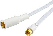 Satellitflatkabel med F-Kontakt