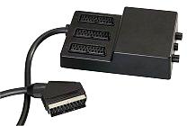 SCART-omkopplare, 3 ingångar
