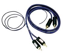 Stereo-RCA-anslutningskabel