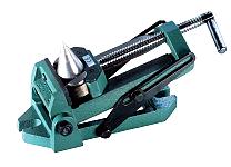 Swivelling multi-purpose machine vice with universal jaws