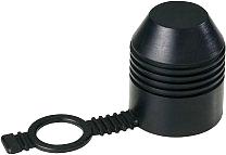 Täckkåpa för släpvagnskoppling med ring