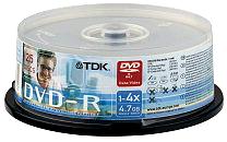 TDK DVD-R 8x, 25st, spindel