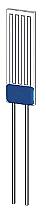 Temperatursensor av platina i tunnskiktsteknik M-FK 1020, PT 100, 100 W