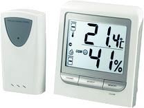 Trådlös termo-/hygrometer med sensor