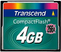 Transcend CF-kort 4 GB 266x