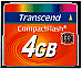 Transcend CompactFlash-kort 4 GB 133x