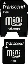 Transcend Mini SD-kort 1 GB