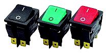 TRYCKVIPPSTRÖMSTÄLLARE A-E 16 A/250 V RÖD O/I SEP. AKT.