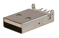 Ultra-flat USB socket