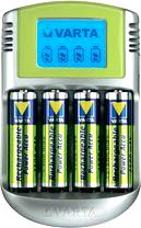 VARTA Power-Play LCD-laddare, USB inkl. 4x R6-batterier
